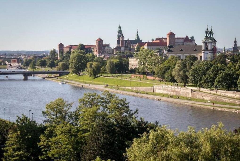 Premium Apartment For Old Town & Jewish Quarter - Balcony Plus Pool Onsite Krakau Exterior foto